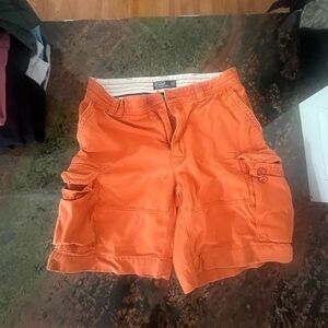Polo by Ralph Lauren Vibrant Orange Cargo Shorts